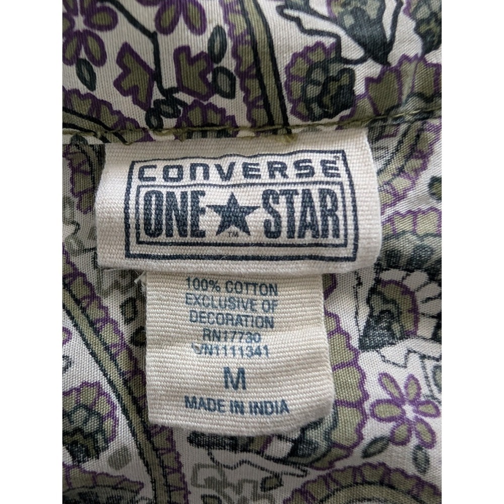 Converse Paisley Print Mini Skirt 100% Cotton Elastic Waist Boho Size M - Picture 6 of 6